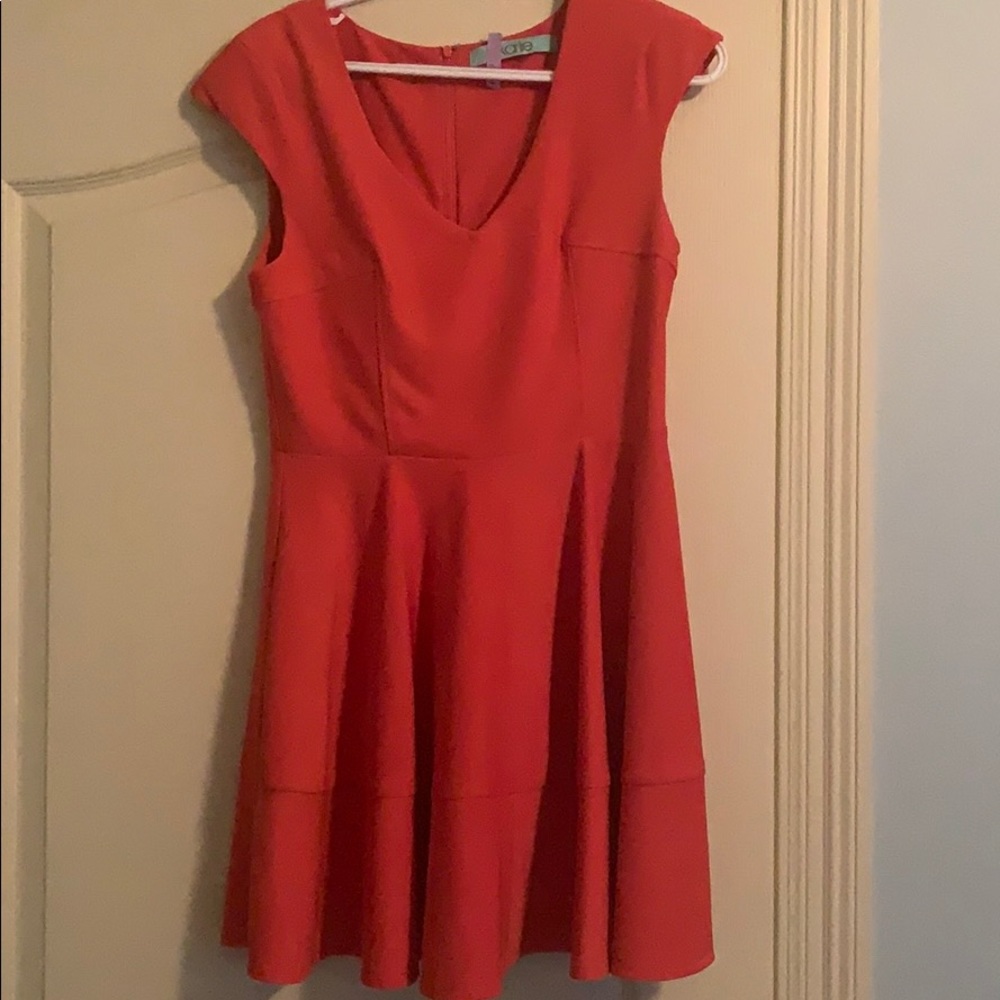 Red dress